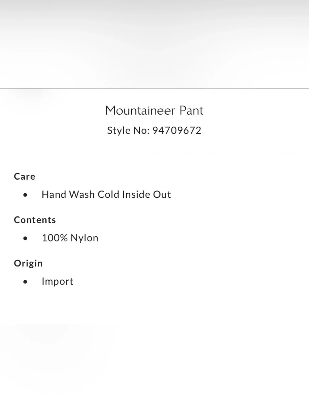 Free People Mountaineer Pant